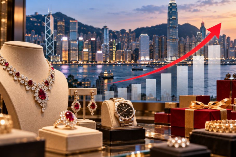 Hong Kong’da mücevher ve saat satışları ağustosta yüzde 12 arttı