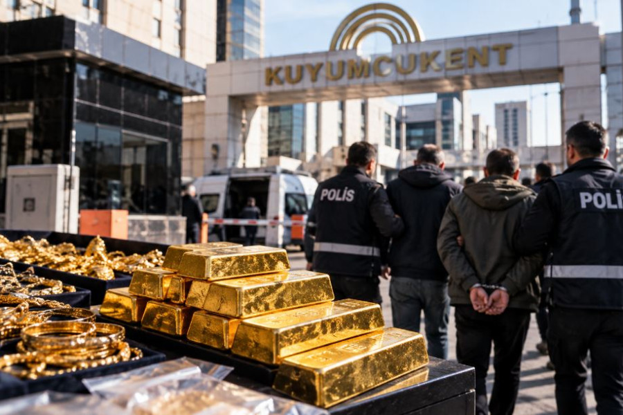 Kuyumcukent’te 64 kilogram altın dosyasında 33 gözaltı