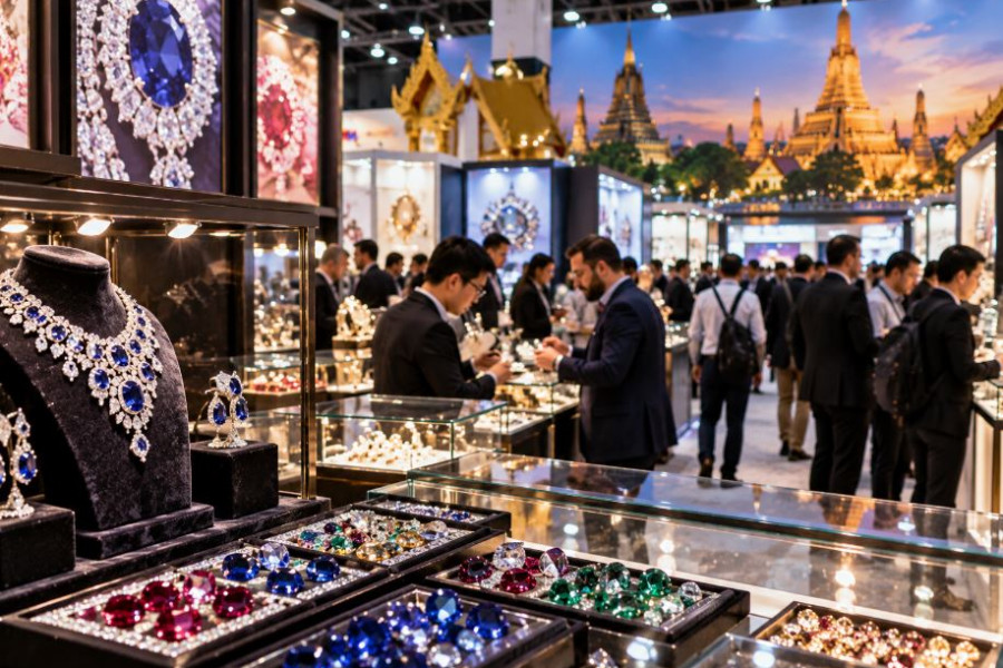 Bangkok renkli taş ticaretinde 13,6 milyar dolarlık ihracat gücüne ulaştı