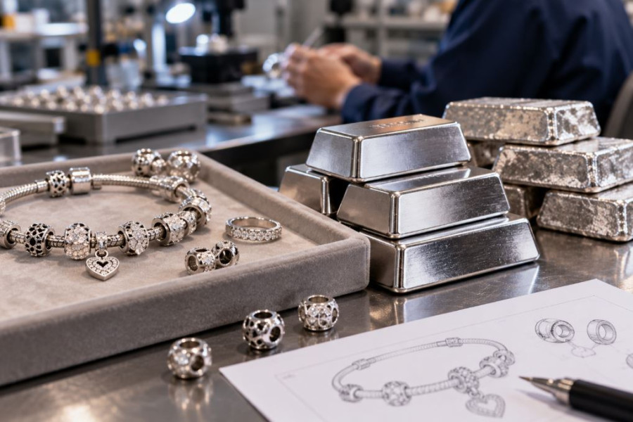 Pandora gümüş riskine karşı platin kaplamalı ürünleri artırıyor